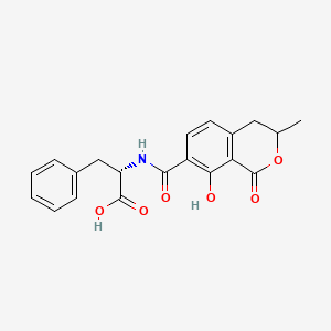 molecular formula C20H19NO6 B1677091 Ochratoxin B-d5 CAS No. 4825-86-9