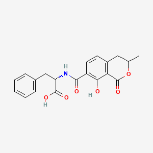 molecular formula C20H19NO6 B1677091 Ochratoxin B CAS No. 4825-86-9