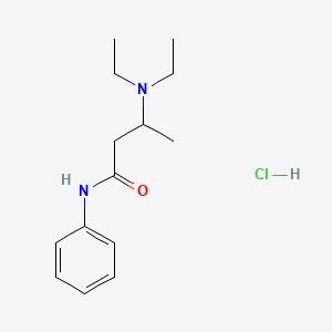 molecular formula C14H23ClN2O B1677098 Octacaine hydrochloride CAS No. 93940-32-0