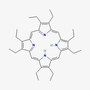 molecular formula C36H46N4 B1677100 2,3,7,8,12,13,17,18-Octaethyl-21H,23H-porphine CAS No. 2683-82-1