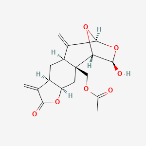 molecular formula C17H20O7 B1677125 Micordilin CAS No. 61701-92-6