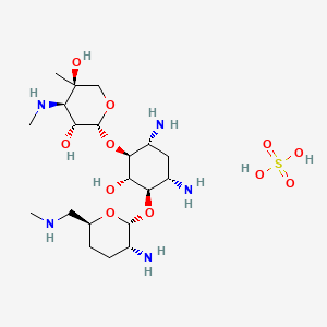 molecular formula C20H43N5O11S B1677128 Micronomicin Sulfate CAS No. 66803-19-8