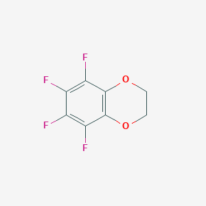 molecular formula C8H4F4O2 B167713 5,6,7,8-Tetrafluorobenzo-1,4-dioxane CAS No. 1743-87-9