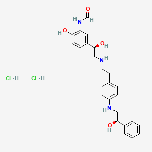molecular formula C25H30ClN3O4 B1677138 Milveterol hydrochloride CAS No. 804518-03-4