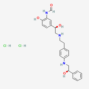 molecular formula C25H31Cl2N3O4 B1677138 Milveterol hydrochloride CAS No. 804518-03-4