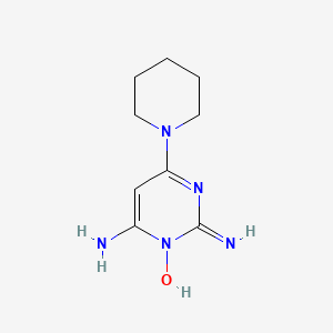 molecular formula C9H15N5O B1677147 米诺地尔 CAS No. 38304-91-5