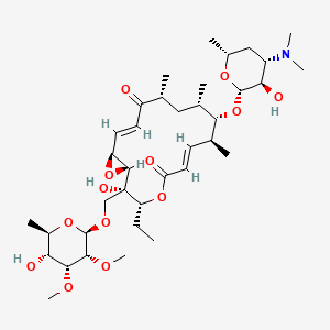 molecular formula C37H61NO13 B1677163 Mirosamicin CAS No. 73684-69-2