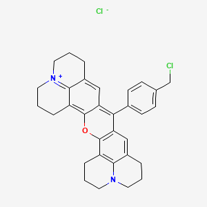 molecular formula C32H32Cl2N2O B1677169 MitoMark Red I CAS No. 167095-09-2