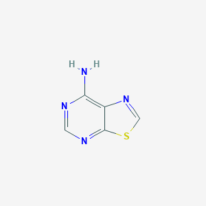 molecular formula C5H4N4S B167717 噻唑并[5,4-d]嘧啶-7-胺 CAS No. 2846-90-4