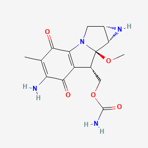 molecular formula C15H18N4O5 B1677170 Mitomycin C (MMC) CAS No. 50-07-7