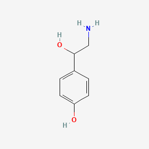 molecular formula C8H12ClNO2 B1677172 Octopamine Hydrochloride CAS No. 104-14-3