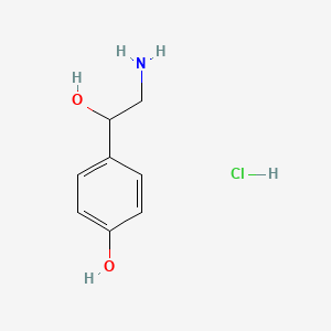 molecular formula C8H12ClNO2 B1677173 Octopamine Hydrochloride CAS No. 770-05-8