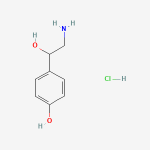 molecular formula C8H12ClNO2 B1677173 Octopamine hydrochloride CAS No. 770-05-8