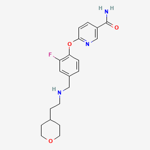 molecular formula C20H24FN3O3 B1677176 Ondelopran CAS No. 676501-25-0