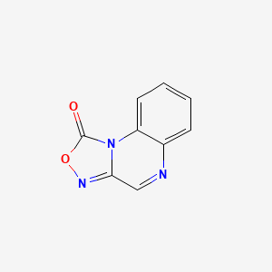 molecular formula C9H5N3O2 B1677183 1h-[1,2,4]Oxadiazolo[4,3-a]quinoxalin-1-one CAS No. 41443-28-1