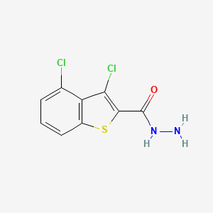 molecular formula C9H6Cl2N2OS B1677187 3,4-二氯-1-苯并噻吩-2-甲酰肼 CAS No. 350997-39-6