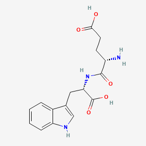 molecular formula C16H19N3O5 B1677189 alpha-Glutamyltryptophan CAS No. 38101-59-6