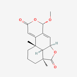 molecular formula C17H20O5 B1677192 LL-Z 1271alpha CAS No. 23660-12-0