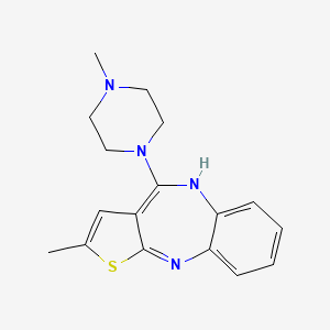 molecular formula C17H20N4S B1677200 Olanzapine CAS No. 132539-06-1