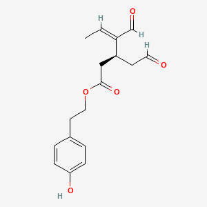 molecular formula C17H20O5 B1677205 3'-Deoxyoleacein CAS No. 289030-99-5