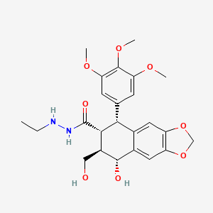 molecular formula C24H30N2O8 B1677207 Mitopodozide CAS No. 1508-45-8