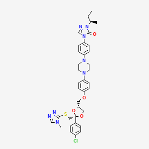 molecular formula C36H41ClN8O4S B1677210 米曲他派 CAS No. 179602-65-4