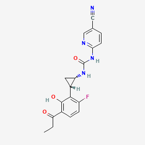 molecular formula C19H17FN4O3 B1677211 Miv 150 CAS No. 231957-54-3