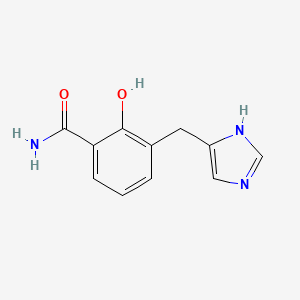 molecular formula C11H11N3O2 B1677212 Mivazerol CAS No. 125472-02-8