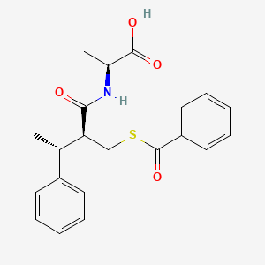 molecular formula C21H23NO4S B1677214 Mixanpril CAS No. 156039-69-9