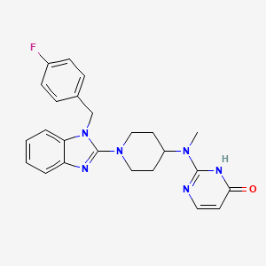B1677215 Mizolastine CAS No. 108612-45-9