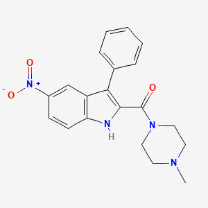 molecular formula C20H20N4O3 B1677217 MJN228 