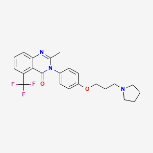 molecular formula C23H24F3N3O2 B1677218 MK-0249 CAS No. 1167574-41-5