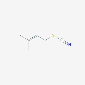 molecular formula C6H9NS B167722 3-Methyl-2-butenyl thiocyanate CAS No. 1936-96-5