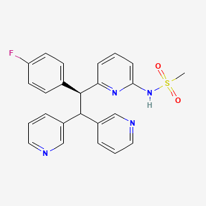 molecular formula C24H21FN4O2S B1677222 MK-0448 