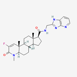 molecular formula C27H34FN5O2 B1677233 MK-0773 CAS No. 606101-58-0