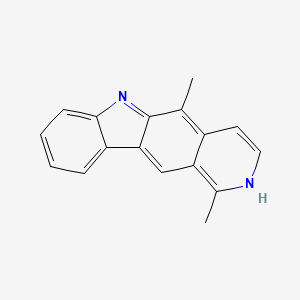 molecular formula C17H14N2 B1677268 Olivacine CAS No. 484-49-1