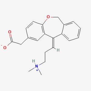 molecular formula C21H24ClNO3 B1677273 Olopatadine hydrochloride CAS No. 140462-76-6