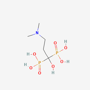 molecular formula C5H15NO7P2 B1677274 Olpadronic acid CAS No. 63132-39-8