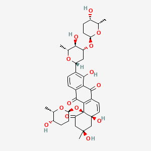 molecular formula C37H46O14 B1677279 Urdamycin G CAS No. 115626-67-0