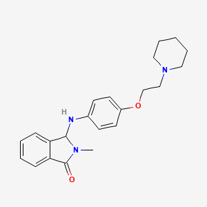 molecular formula C22H27N3O2 B1677286 Omidoline CAS No. 21590-91-0