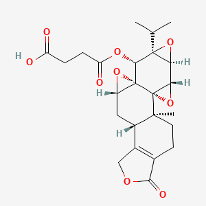 molecular formula C24H28O9 B1677289 Omtriptolide CAS No. 195883-06-8