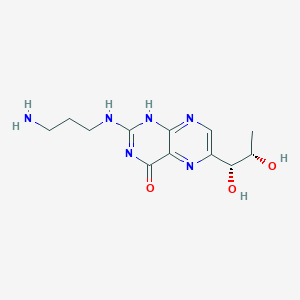 molecular formula C12H18N6O3 B1677297 Oncopterin CAS No. 143460-23-5