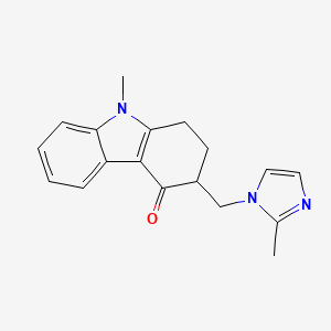 molecular formula C18H19N3O B1677300 Ondansetron CAS No. 99614-02-5