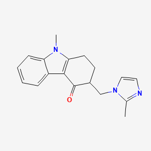 molecular formula C18H24ClN3O3 B1677300 恩丹西酮 CAS No. 99614-02-5