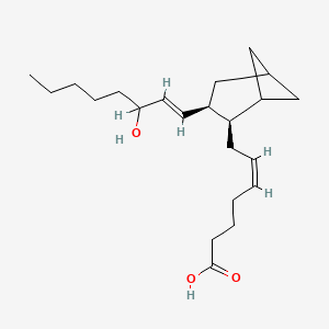 molecular formula C22H36O3 B1677305 (9,11),(11,12)-Dimethano-txa2 CAS No. 73509-46-3