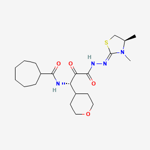 molecular formula C21H34N4O4S B1677318 ONO-5334 CAS No. 868273-90-9