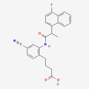 molecular formula C24H21FN2O3 B1677327 Ono-AE3-208 CAS No. 402473-54-5