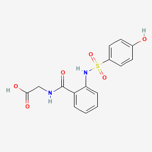 N-(2-(p-Hydroxyphenylsulfonylamino)benzoyl)glycine