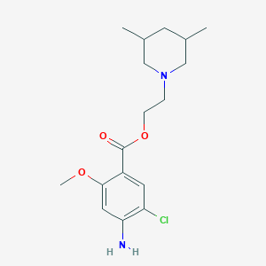 2-(3,5-Dimethylpiperidin-1-yl)ethyl 4-amino-5-chloro-2-methoxybenzoate