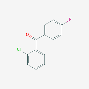 molecular formula C13H8ClFO B167734 2-氯-4'-氟苯甲酮 CAS No. 1806-23-1
